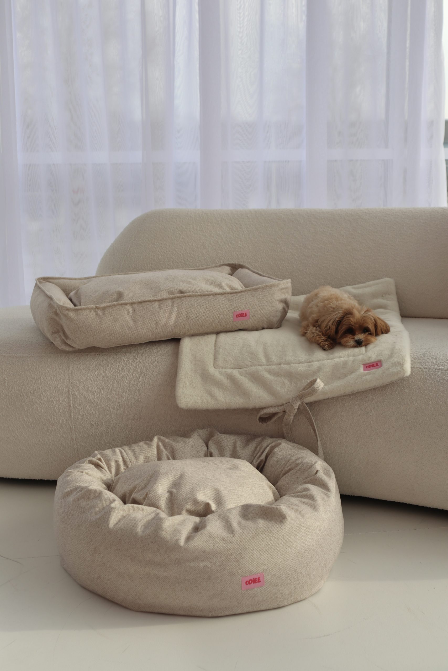 okrągłe legowisko dla psa neutral line okrągłe legowisko dla psa neutral line