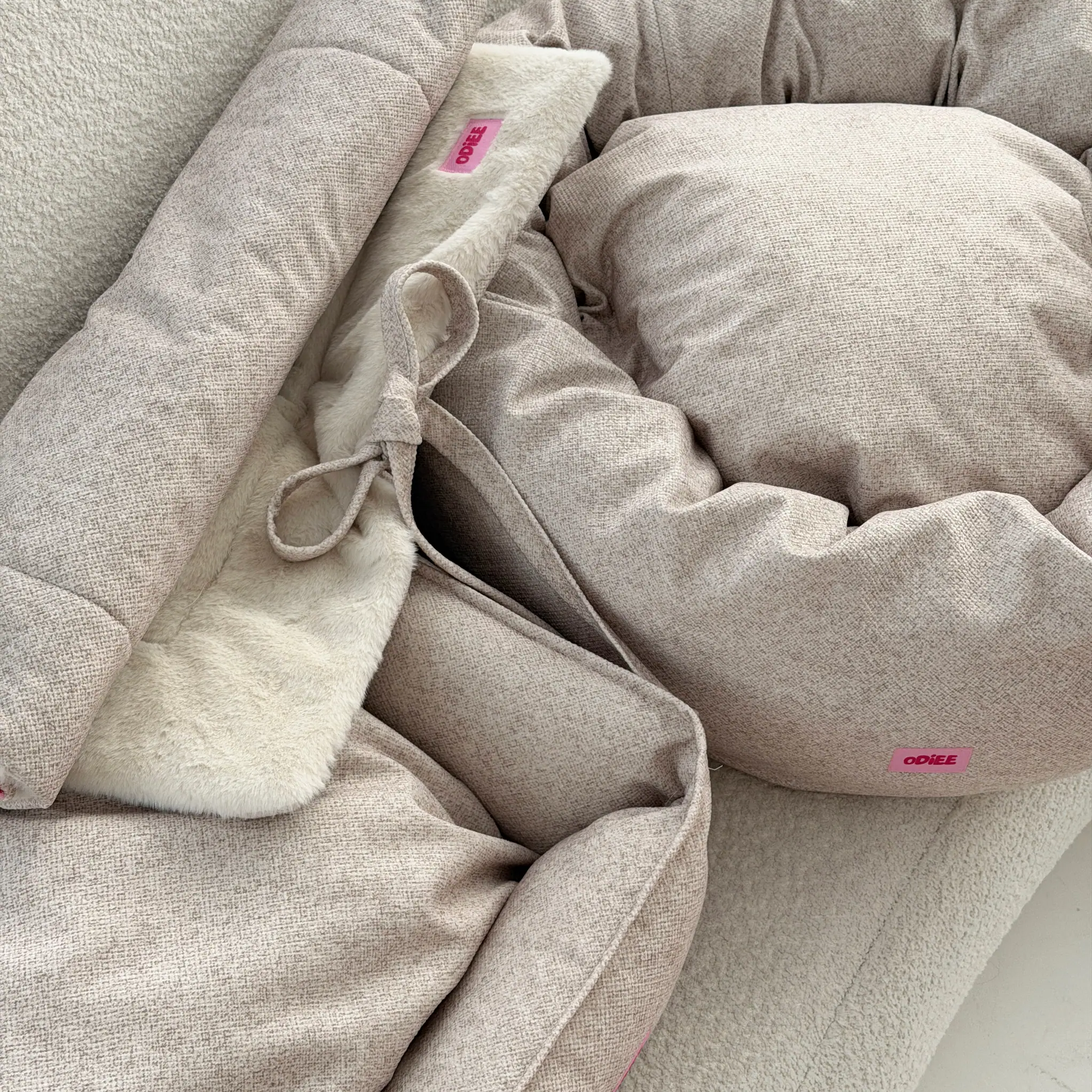 mata podróżna dla psa cloud cream mata podróżna dla psa cloud cream